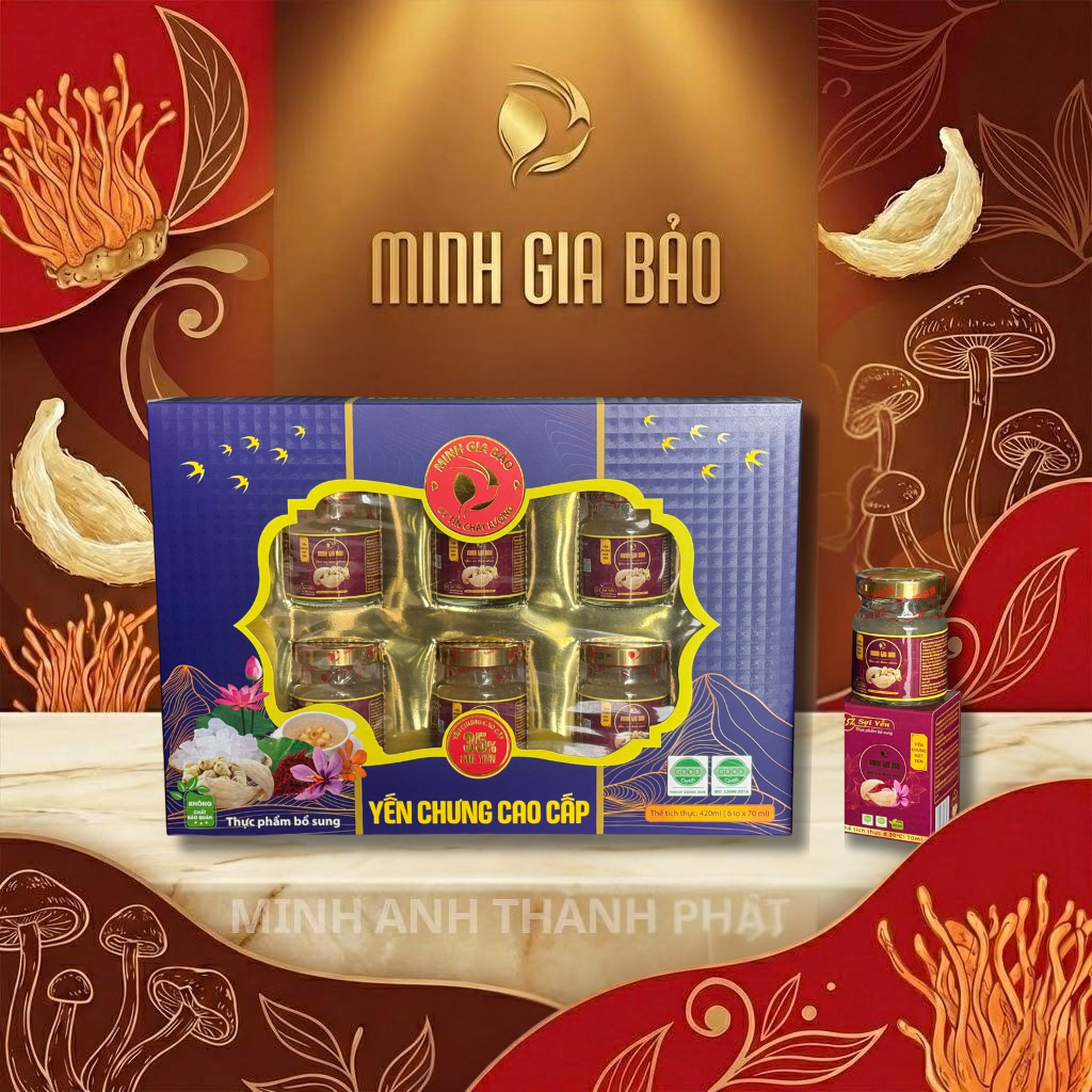 Xách 6 Yến chưng Hạt Sen 35%